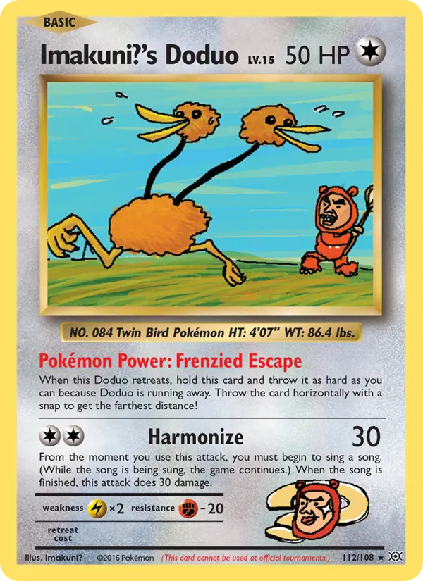 Imakuni?'s Doduo, Evolutions 112