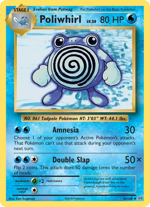 Poliwhirl, Evolutions 24