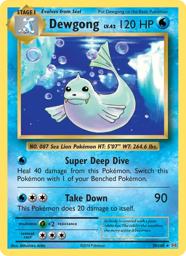 Dewgong, Evolutions 29