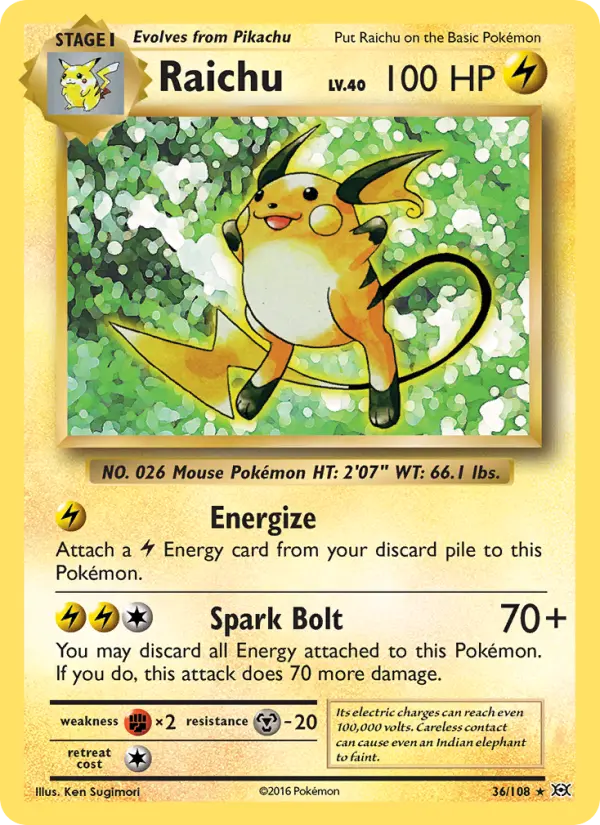 Raichu, Evolutions 36