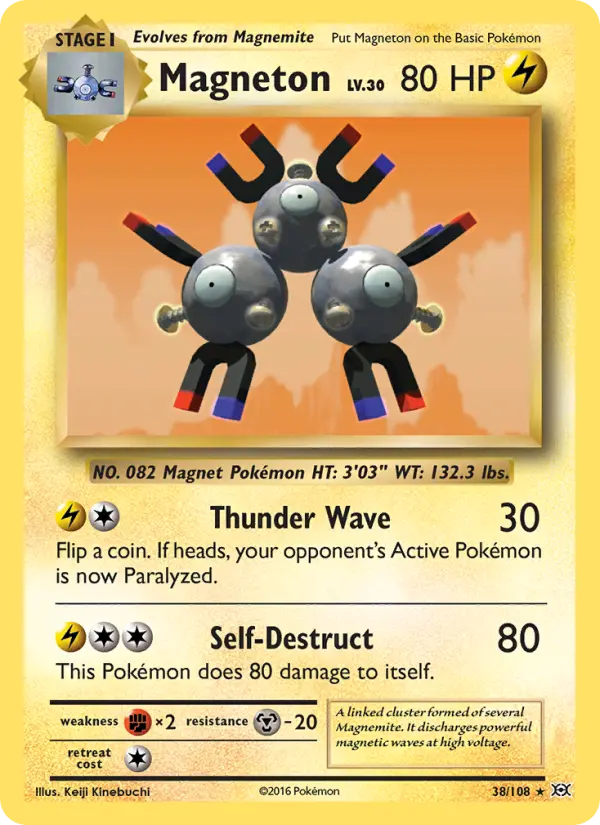 Magneton, Evolutions 38