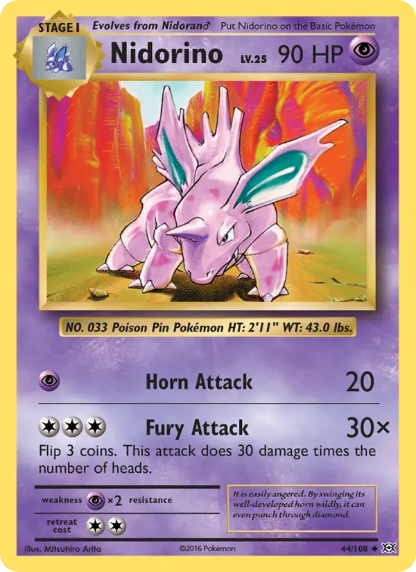 Nidorino, Evolutions 44
