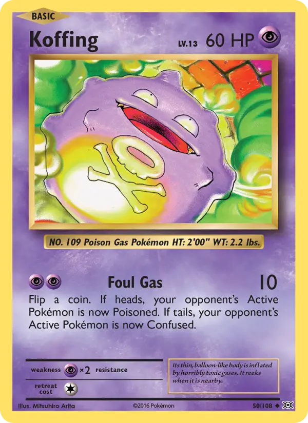 Koffing, Evolutions 50