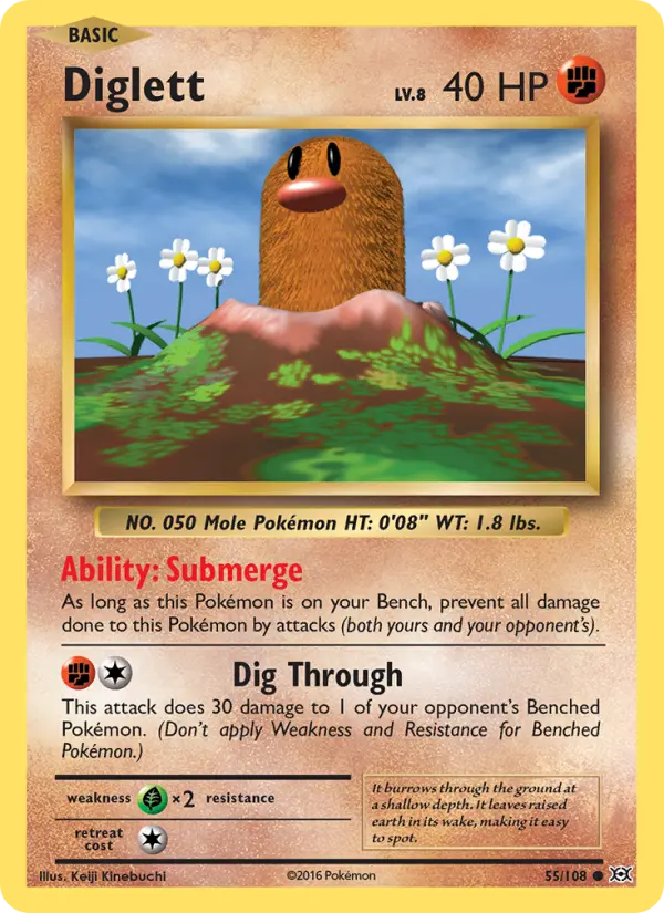 Diglett, Evolutions 55