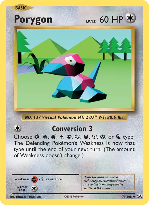 Porygon, Evolutions 71