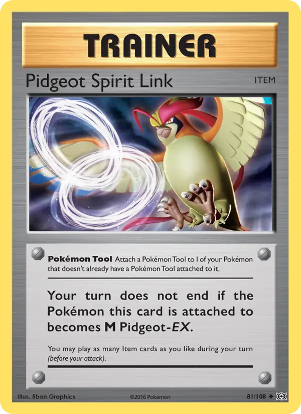 Pidgeot Spirit Link, Evolutions 81