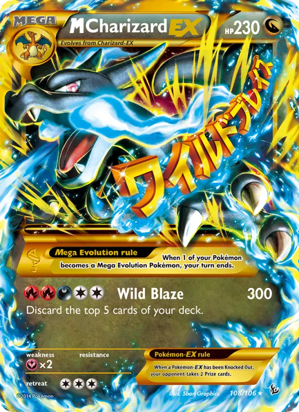 M Charizard EX, Flashfire 108