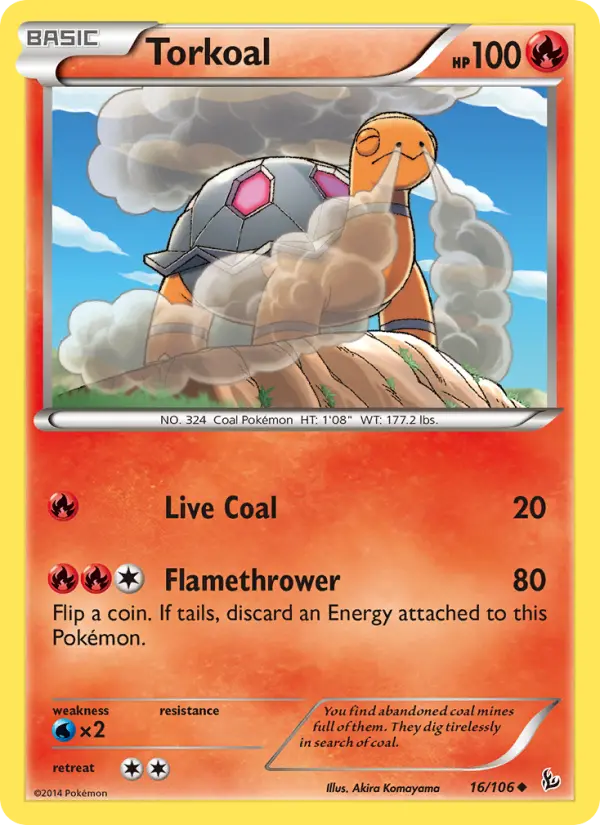 Torkoal, Flashfire 16