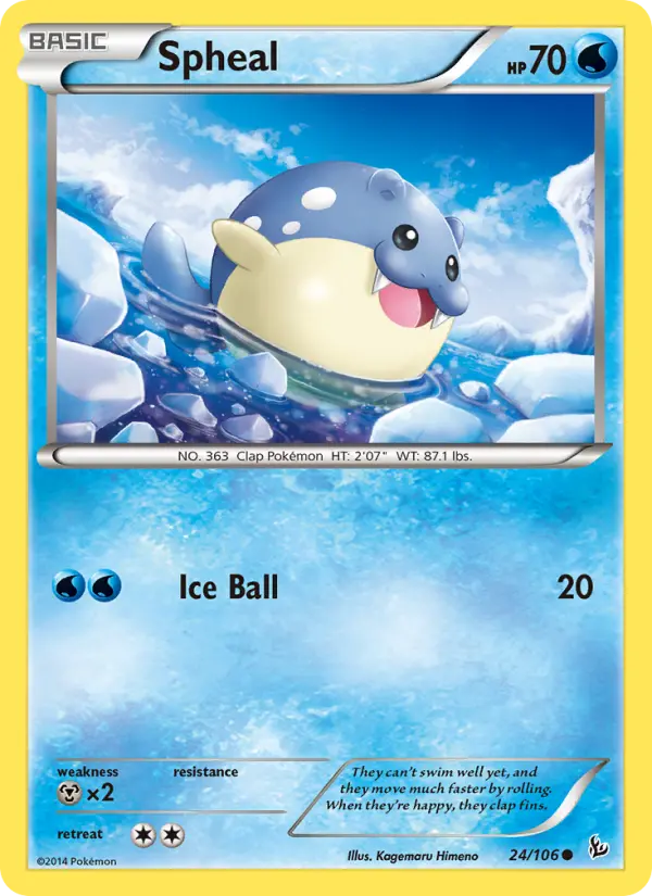 Spheal, Flashfire 24