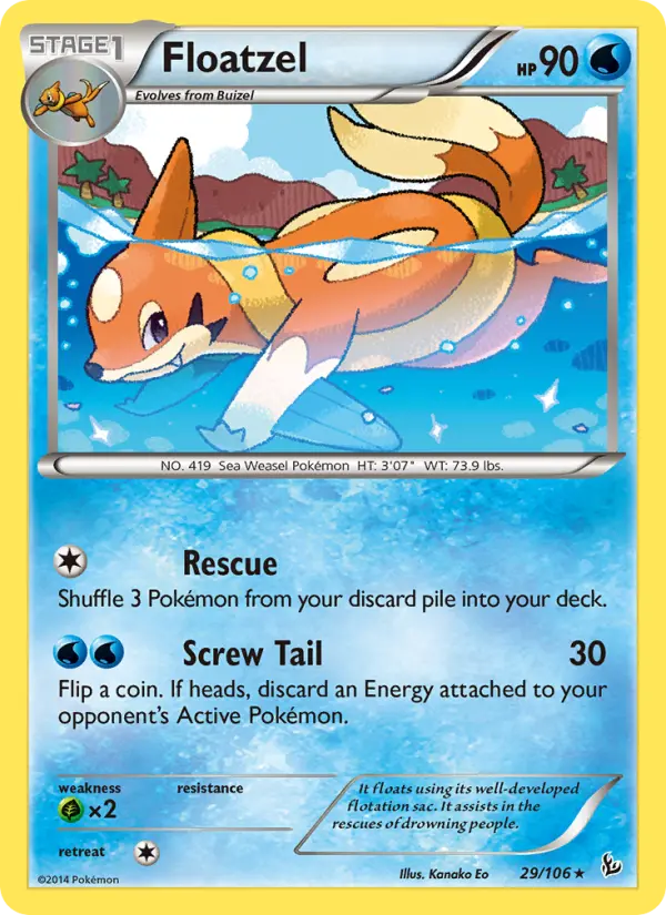 Floatzel, Flashfire 29