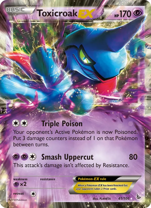 Toxicroak EX, Flashfire 41