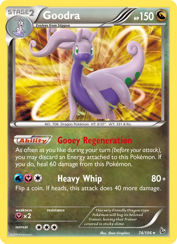 Goodra, Flashfire 74