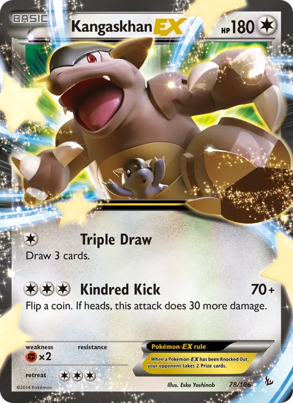 Kangaskhan EX, Flashfire 78