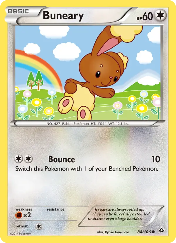 Buneary, Flashfire 84