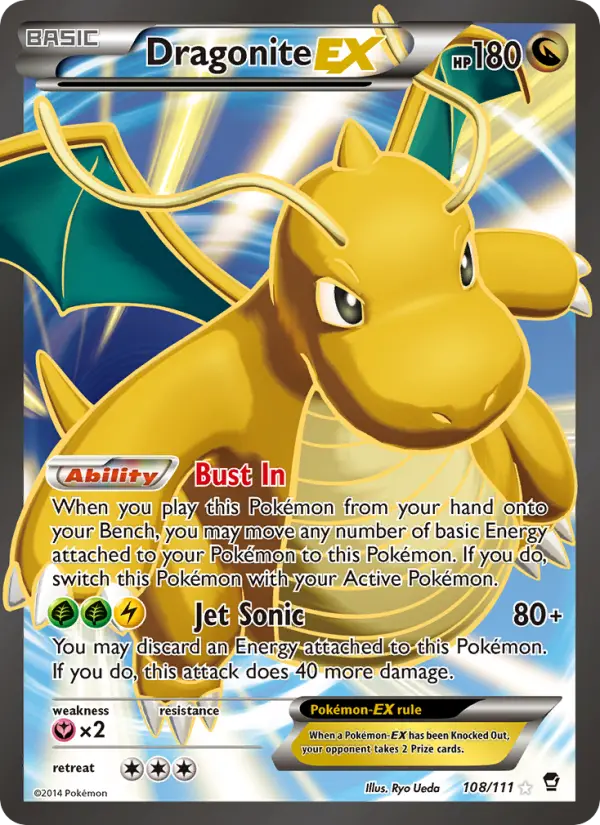 Dragonite EX, Furious Fists 108