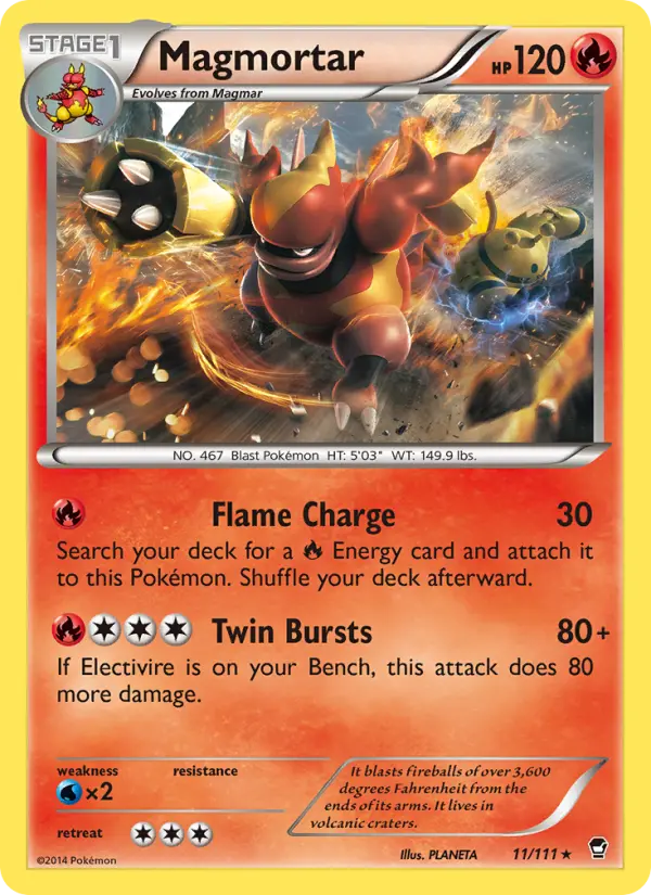 Magmortar, Furious Fists 11