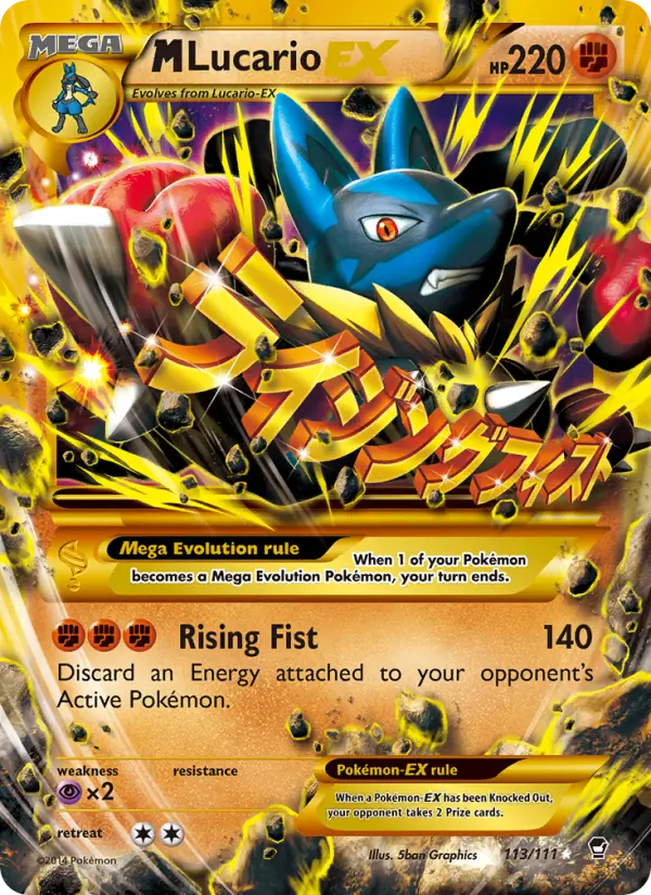M Lucario EX, Furious Fists 113