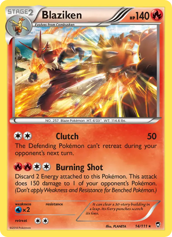 Blaziken, Furious Fists 14