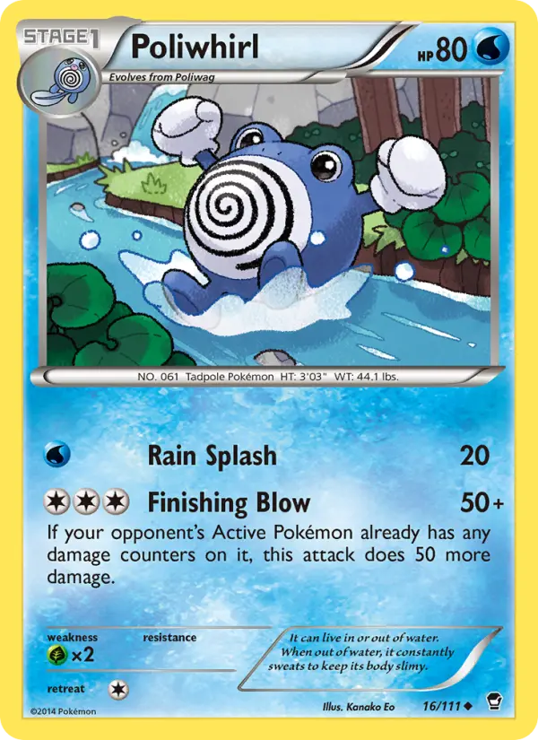 Poliwhirl, Furious Fists 16
