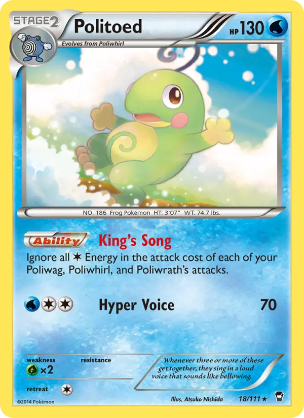 Politoed, Furious Fists 18