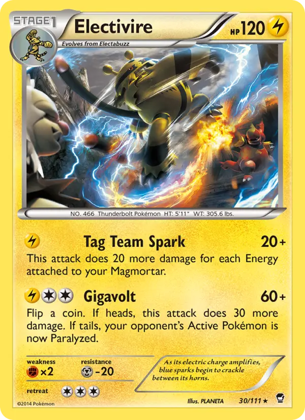 Electivire, Furious Fists 30