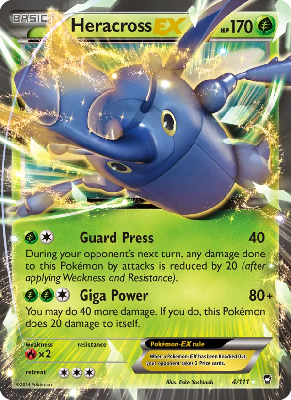 Heracross EX, Furious Fists 4