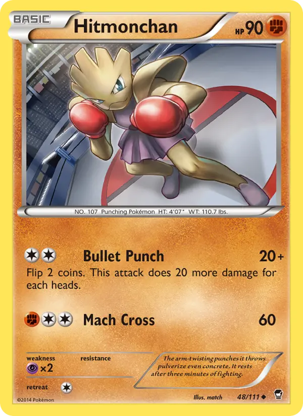 Hitmonchan, Furious Fists 48