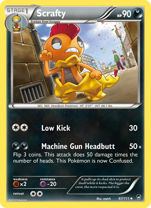 Scrafty, Furious Fists 67
