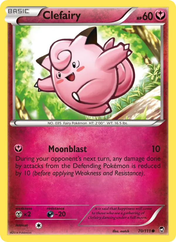 Clefairy, Furious Fists 70