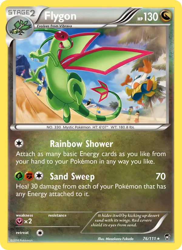 Flygon, Furious Fists 76