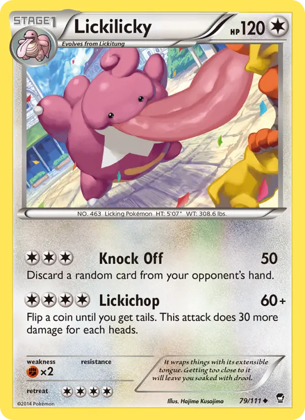 Lickilicky, Furious Fists 79