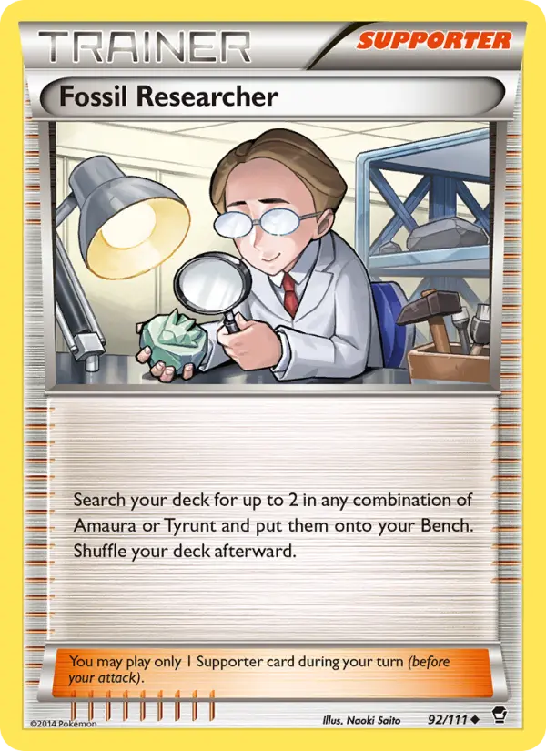 Fossil Researcher, Furious Fists 92