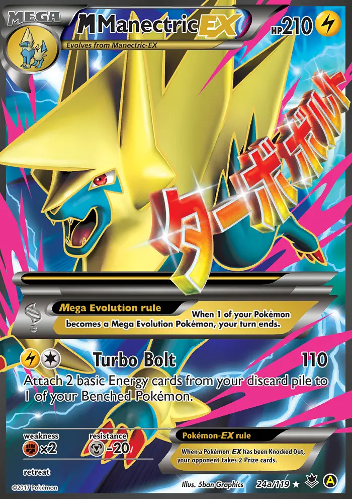 M Manectric EX, Phantom Forces 24a