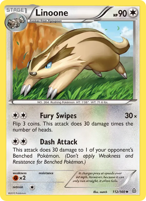 Linoone, Primal Clash 112