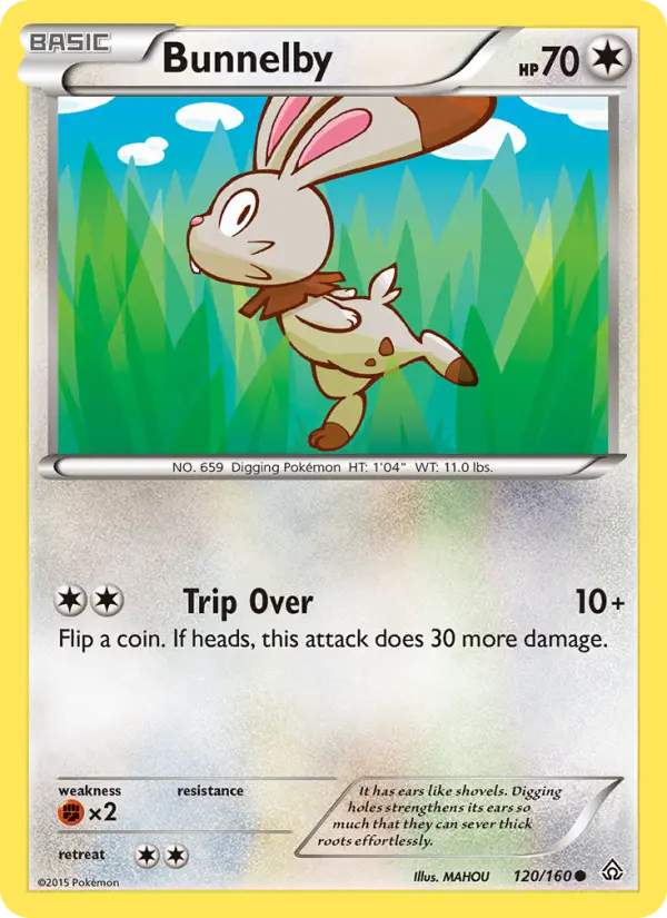 Bunnelby, Primal Clash 120