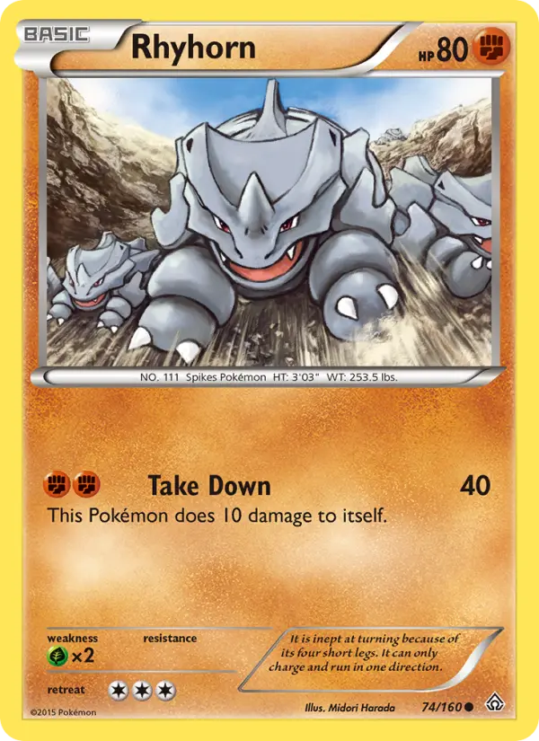 Rhyhorn, Primal Clash 74