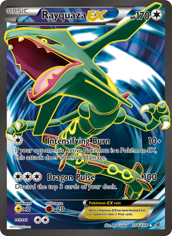 Rayquaza EX, Roaring Skies 104