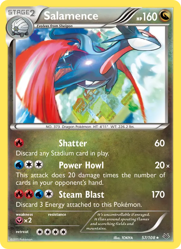 Salamence, Roaring Skies 57