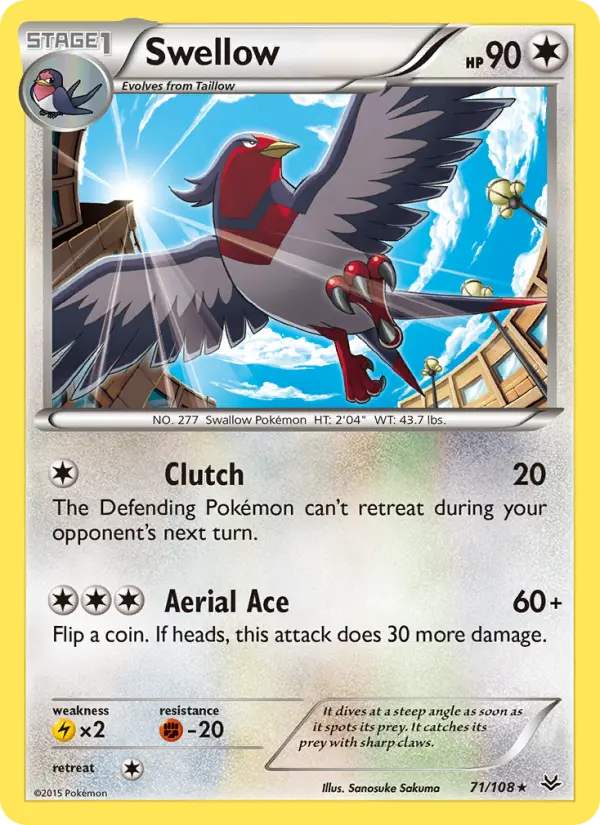 Swellow, Roaring Skies 71