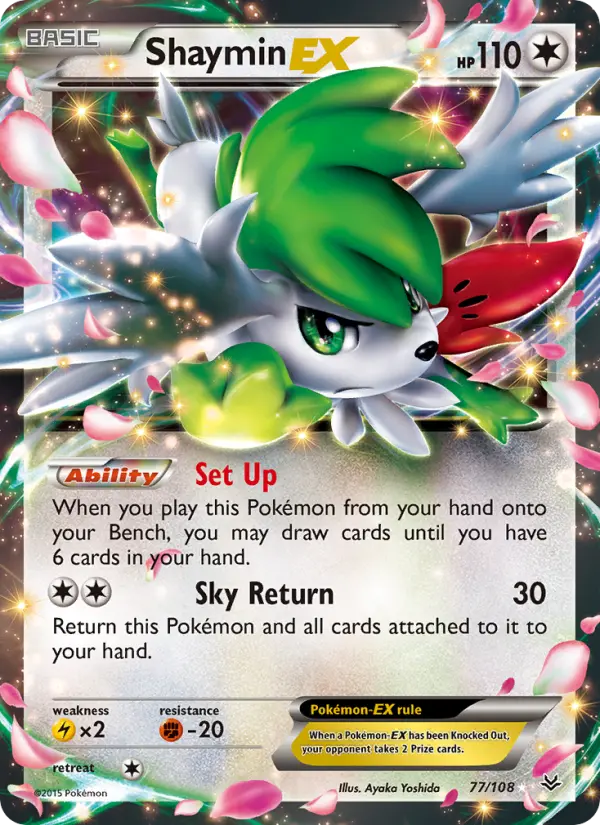 Shaymin EX, Roaring Skies 77