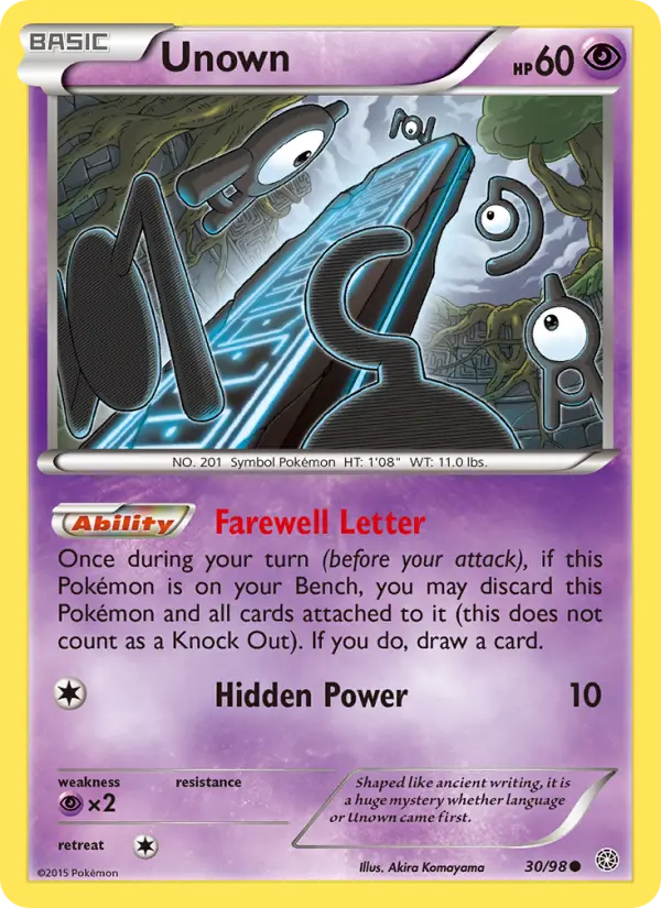 Unown, Ancient Origins 30