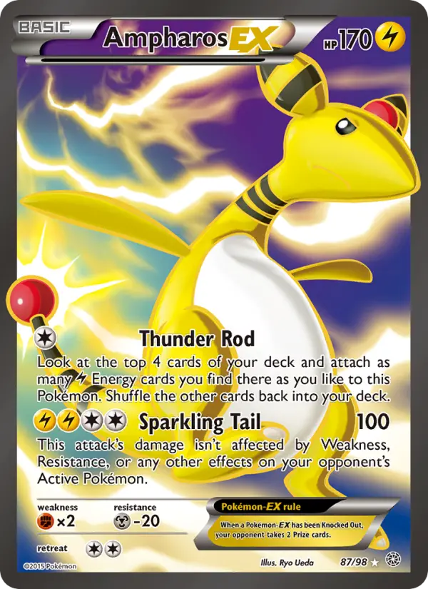 Ampharos EX, Ancient Origins 87