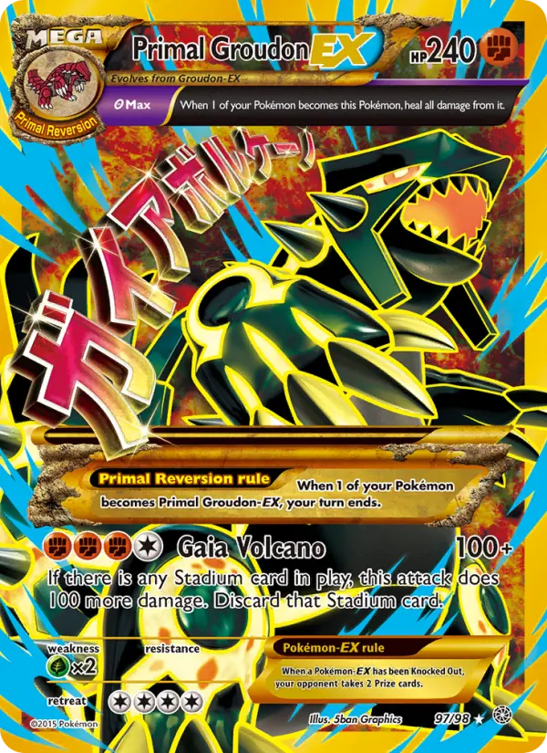 Primal Groudon EX, Ancient Origins 97