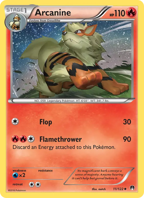 Arcanine, BREAKpoint 11