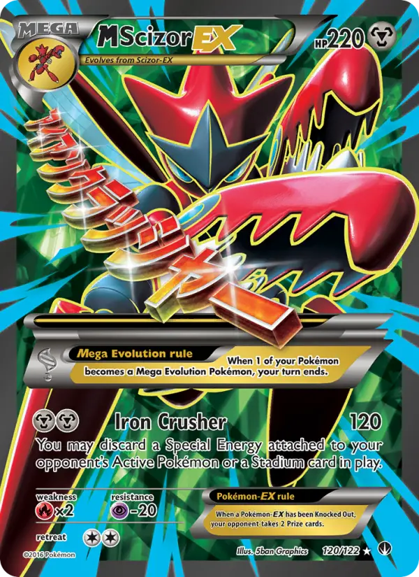 M Scizor EX, BREAKpoint 120