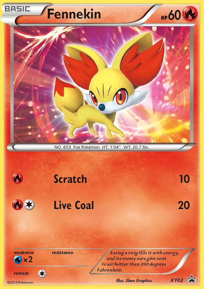 Fennekin, XY Black Star Promos XY02