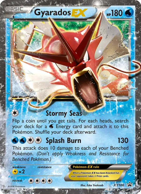 Gyarados EX, XY Black Star Promos XY106