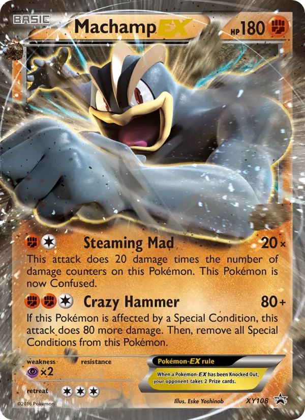 Machamp EX, XY Black Star Promos XY108