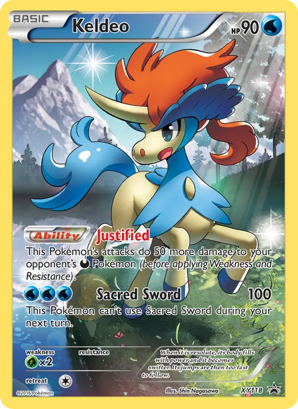 Keldeo, XY Black Star Promos XY118