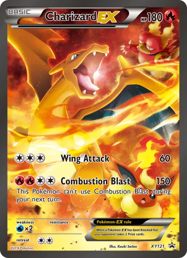Charizard EX, XY Black Star Promos XY121